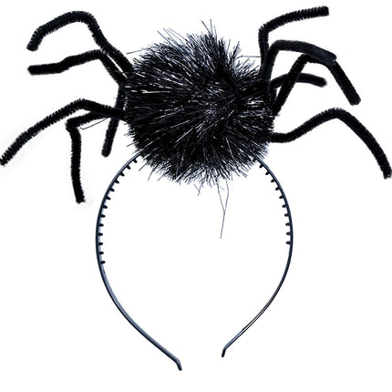 Schwarzes Haarband Spinne