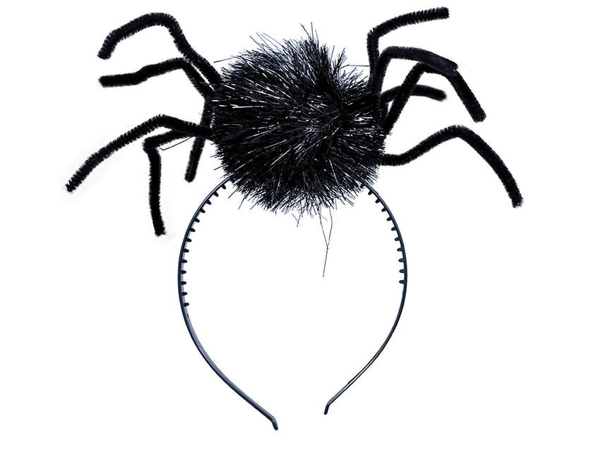 Schwarzes Haarband Spinne