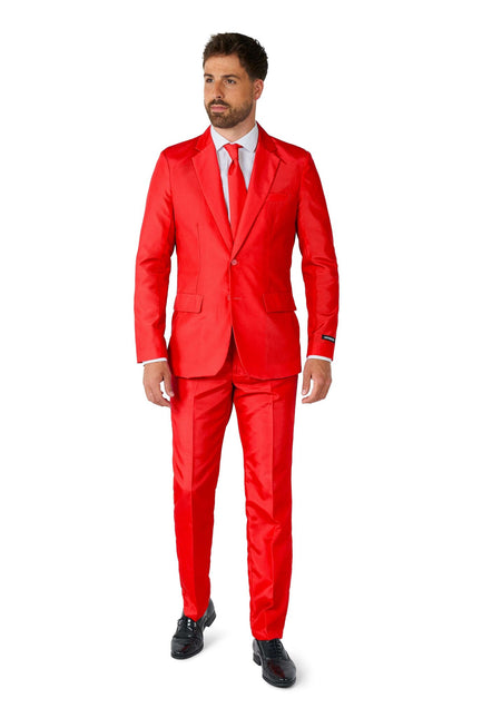 Roter Anzug Männer Anzugmeister