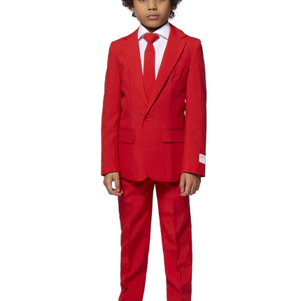 Roter Anzugträger OppoSuits