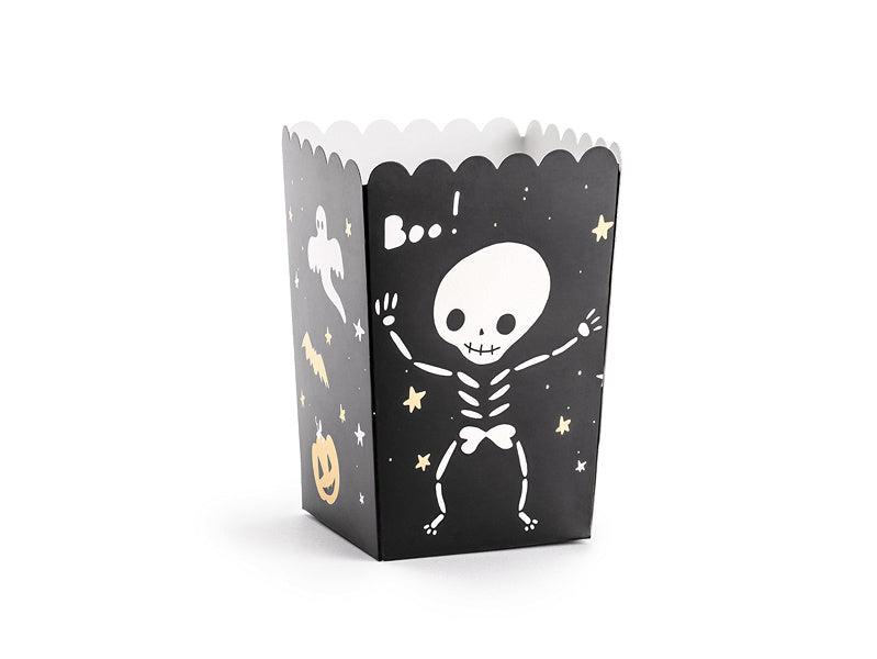 Halloween Popcorn Schalen 12,5cm 6Stk