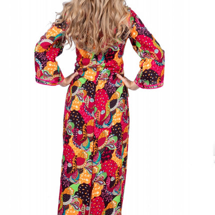 Hippie Kleid Lang Bunt