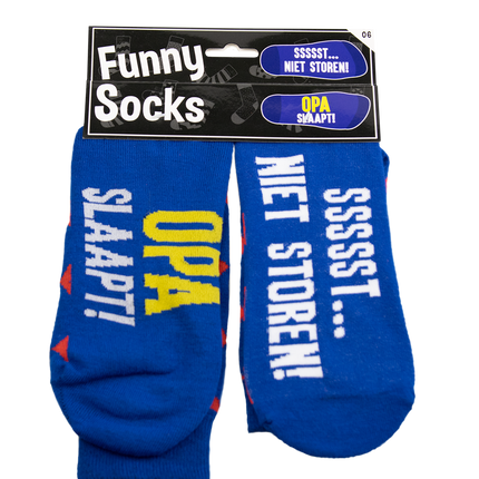 Lustige Socken Opa schläft 1 Paar