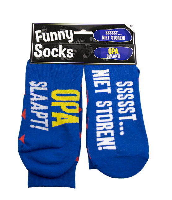 Lustige Socken Opa schläft 1 Paar