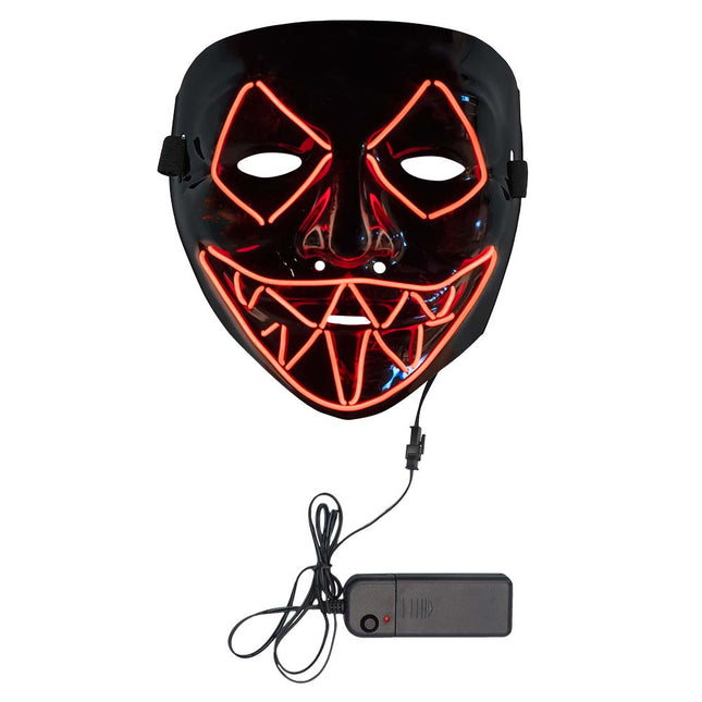 Halloween Led Maske Killer Lächeln Rot