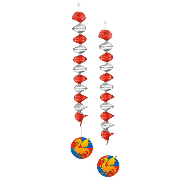 Ritter Hängende Dekoration 60cm 2Stück