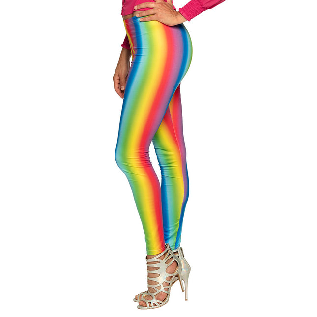 Regenbogen Leggings