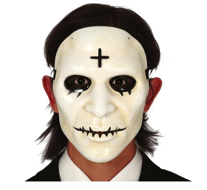 Halloween Maske Kreuz Damen