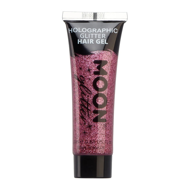 Moon Glitter Holographisches Glitzer Haargel Rose Gold 20ml