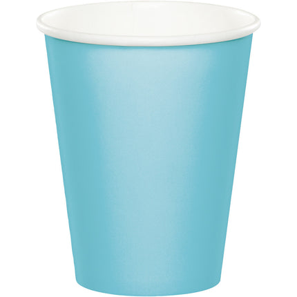 Hellblaue Becher 256ml 8Stk