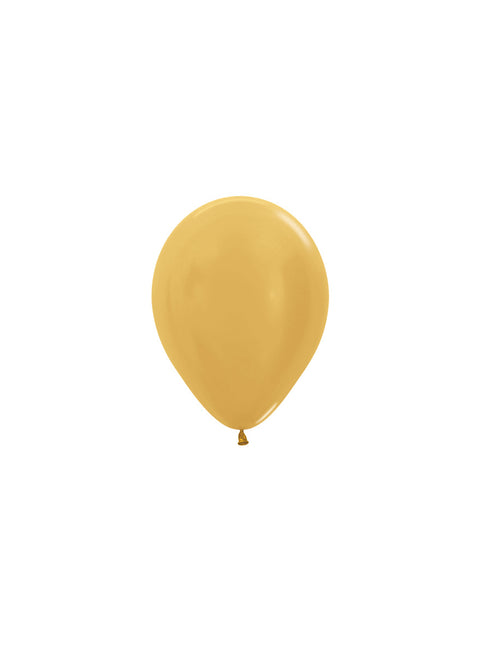 Ballons Metallic Gold 12cm 50Stk