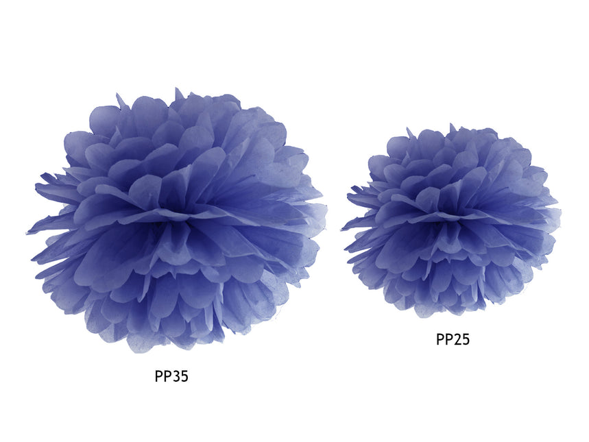 Pompon Blau 25cm