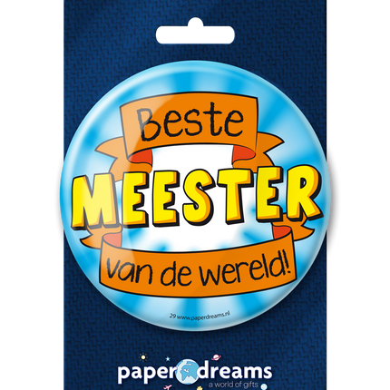 Button Bester Meister der Welt 10,2cm