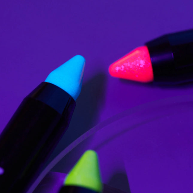 Moon Glow Neon UV Glitter Body Crayons Gelb 3.2g