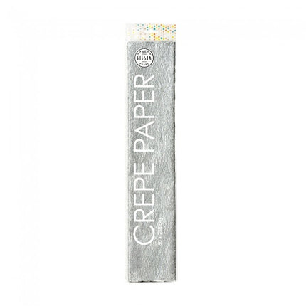 Krepppapier Silber 50cm 2.5m