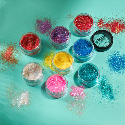 Moon Glitter Schillernde Glitter Shaker Lila 5g