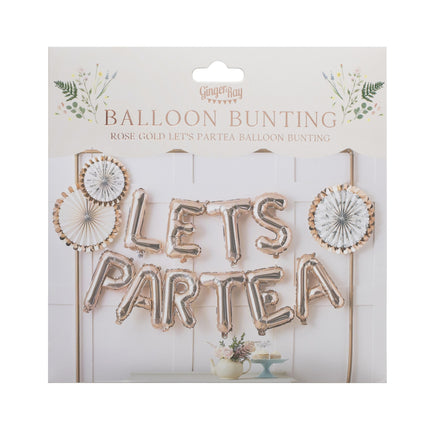 Rose Gold Letter Ballon Lets Partea Empty