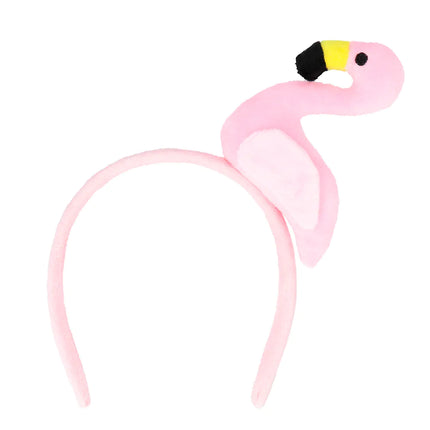 Flamingo Haarband Plüsch