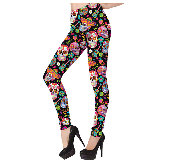 Dia De Los Muertos Leggings