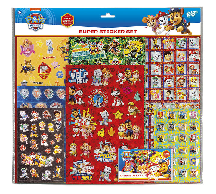 Paw Patrol Aufkleber Set Groß