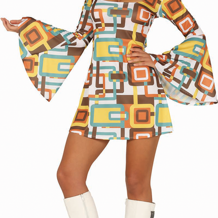 Disco 70S Kleid Damen