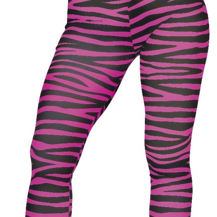 Zebra Legging Rosa Damen