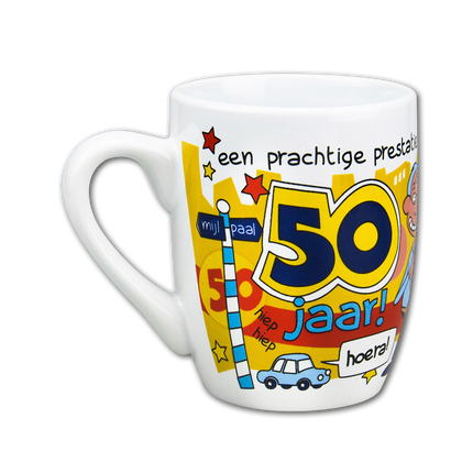 Becher 50 Jahre Mann 12cm