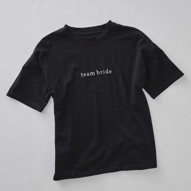 Team Bride Shirt Schwarz