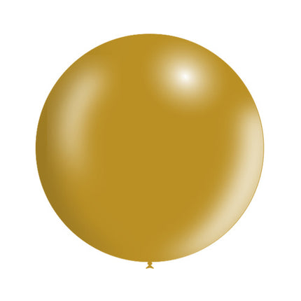 Goldfarbener Riesenballon Metallic 60cm