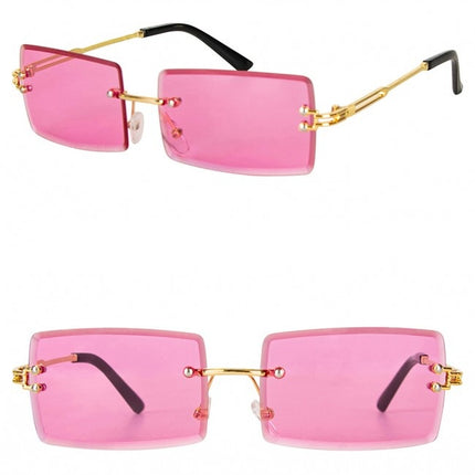 Brille Rechteckig Rosa