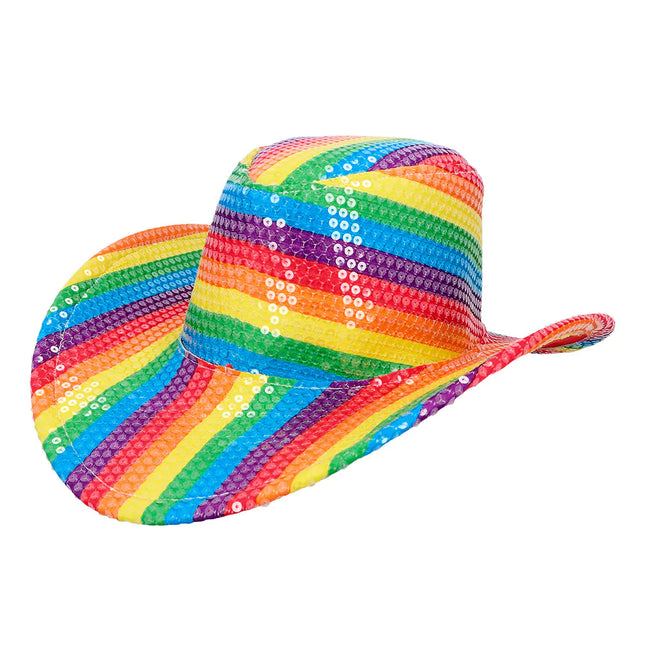 Hut Regenbogen Cowboy