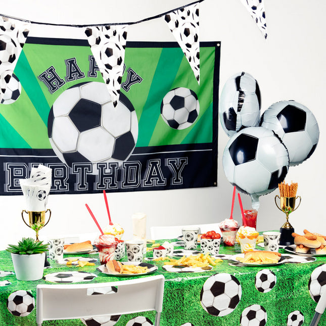 Football Flagge Happy Birthday 1.5m