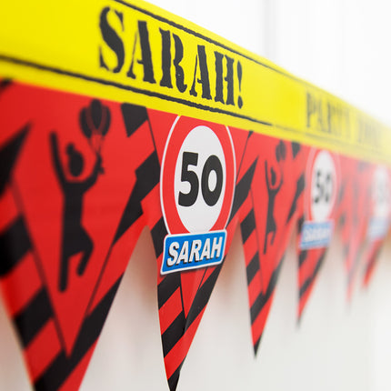 Sarah Barrier Ribbon 50 Jahre Verkehrsschild 12m