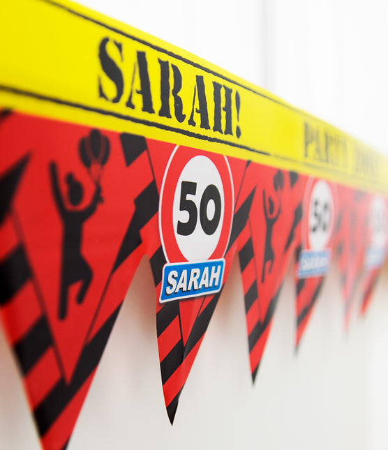 Sarah Barrier Ribbon 50 Jahre Verkehrsschild 12m