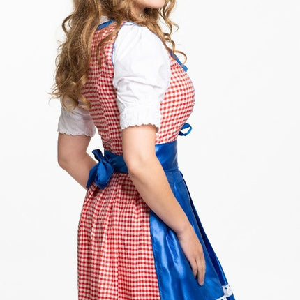 Dirndlkleid Oktoberfest Blau 3 Stück