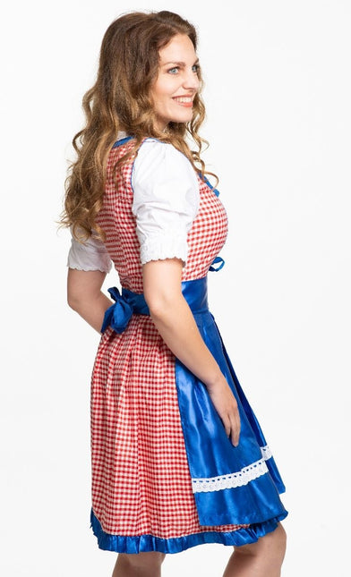 Dirndlkleid Oktoberfest Blau 3 Stück