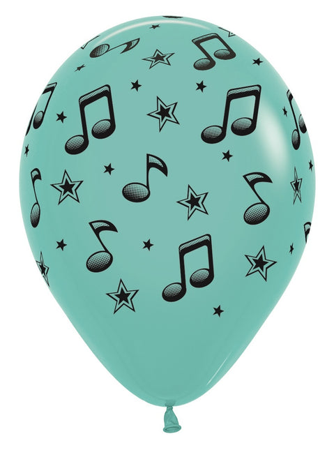 Ballons Musiknoten 30cm 25Stk