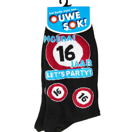 Lustige Socken 16 Jahre 1 Paar