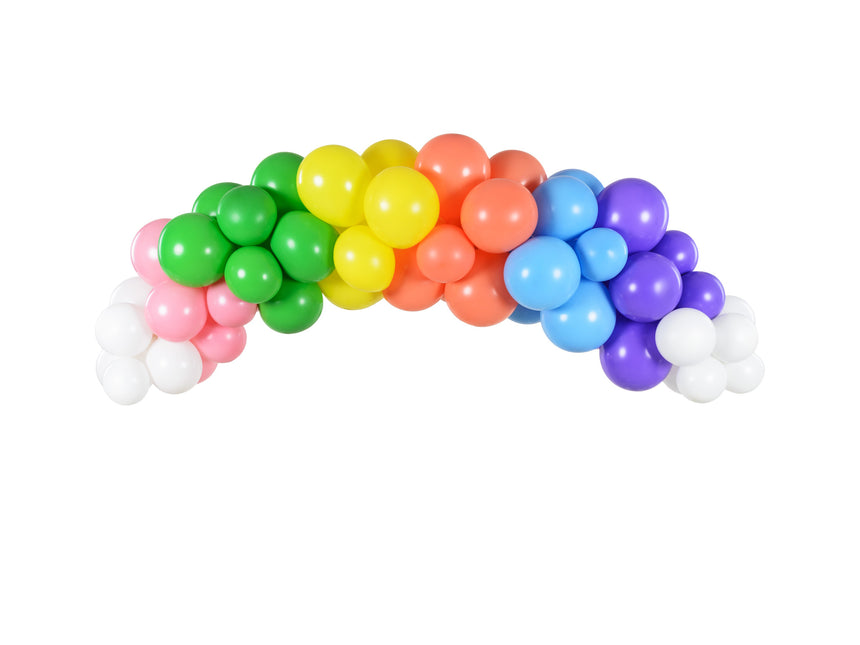 Ballonbogen Selbstgemachtes Set Regenbogen 2m