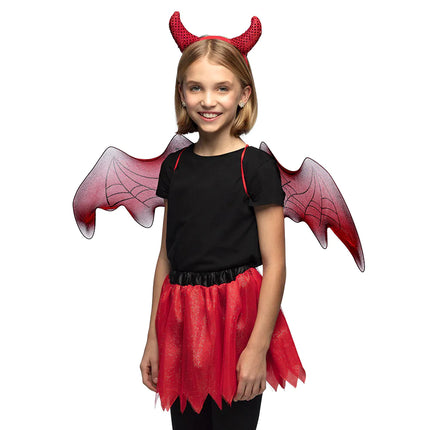 Halloween Accessoires Set Girl Devil 3 Stück