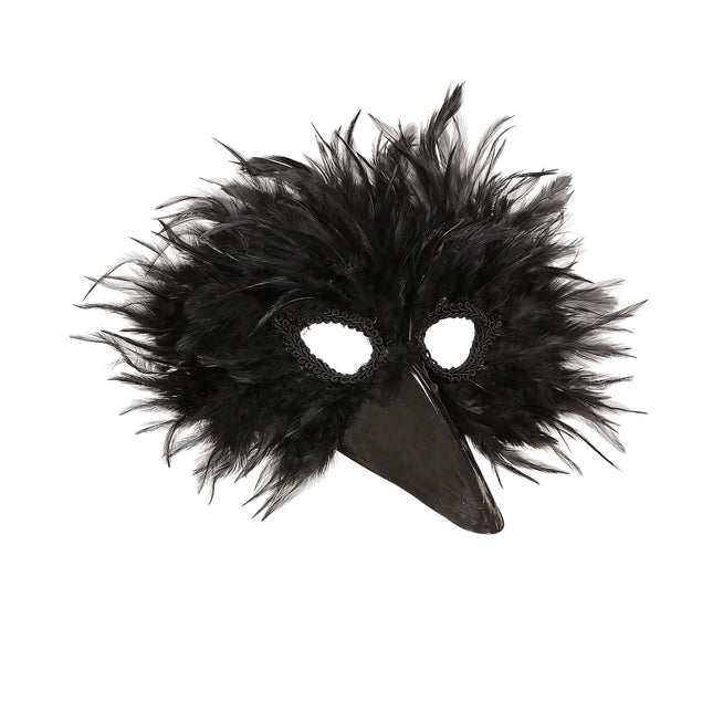 Vogelmaske Schwarz