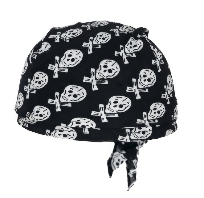 Piraten Bandana Schwarz und Weiß