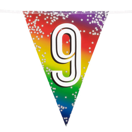 Regenbogengirlande 9 Jahre 6m