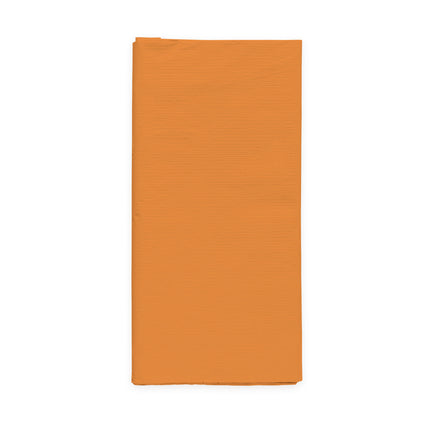 Orange Tischtuch Papier 1.8m