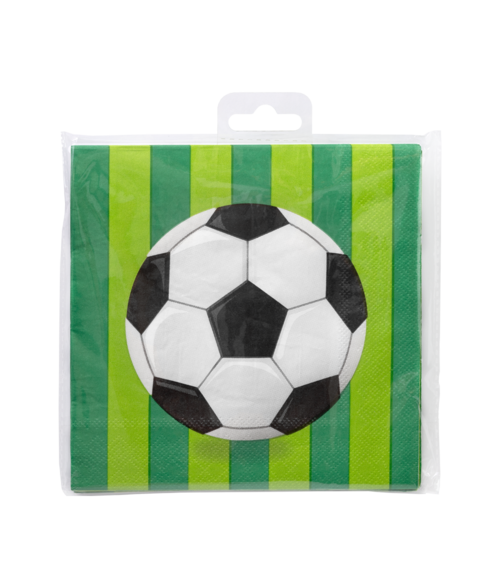 Fußball Servietten 16cm 16Stk