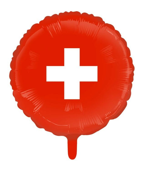 Schweiz Helium Ballon Leer 45cm