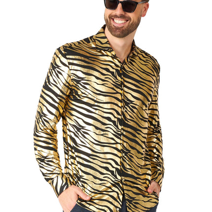 Tiger Gold Shirt Männer OppoSuits