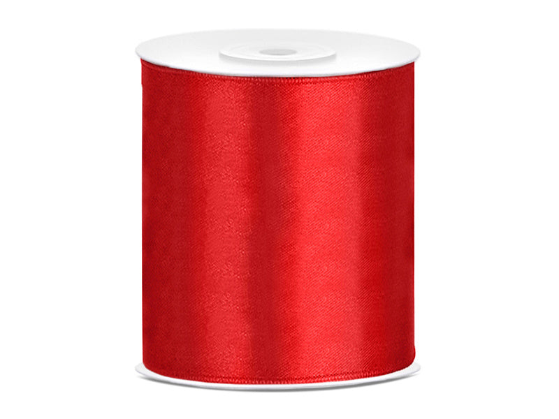 Satinband Rot 100mm 25m