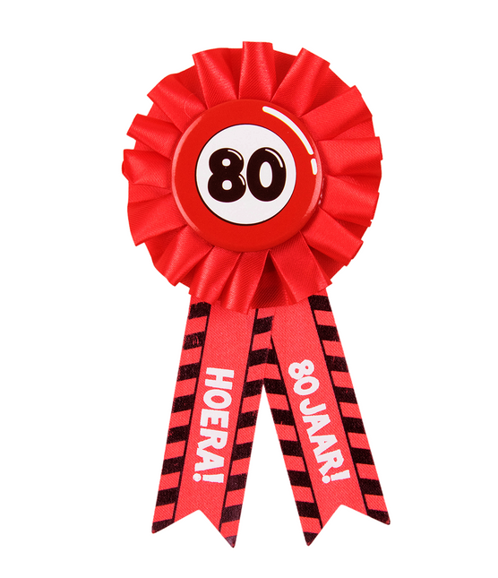 Rosette Hooray 80 Jahre Hooray