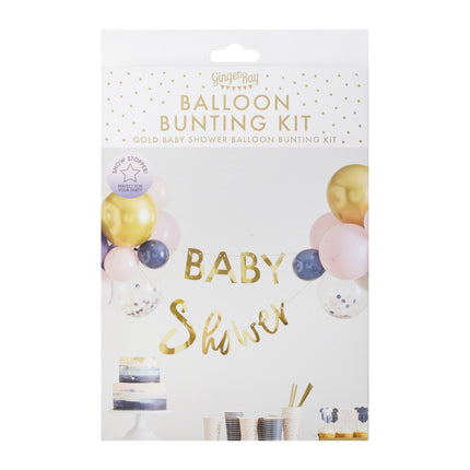 Buchstaben-Tragetuch Baby Shower Set 2m